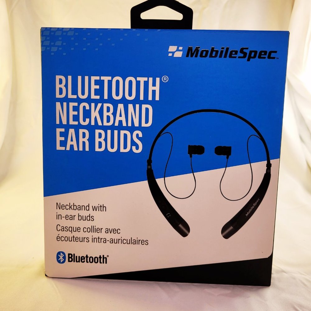 Mobile Spec MBS11181 Stereo Bluetooth Wireless Headphones, Black NIB